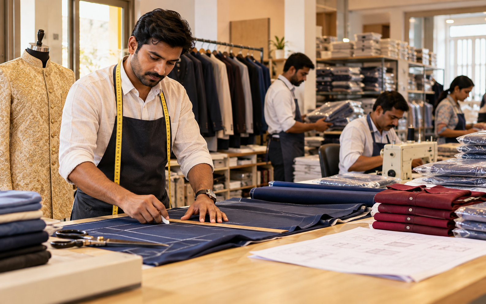 Embroidery & Garment Embellishment, Uniform & Bulk Stitching, and Garment Restyling & Upcycling