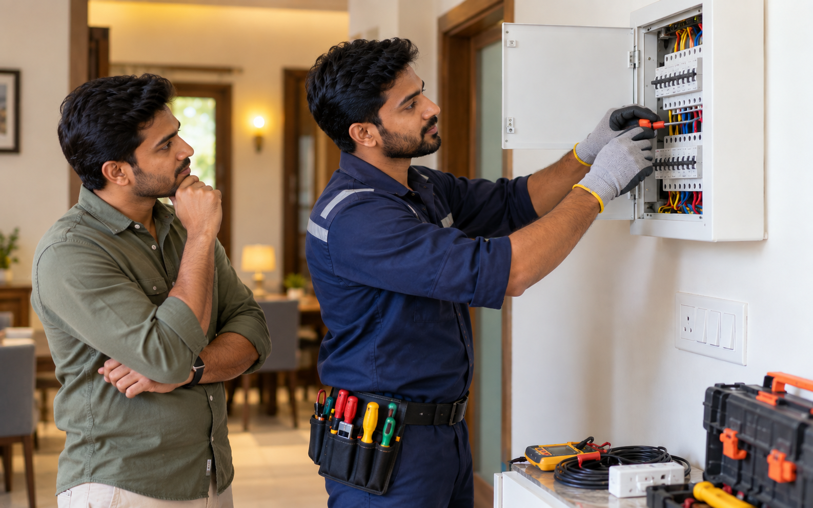 Electrician Service, Electrical Troubleshooting, and Outlet