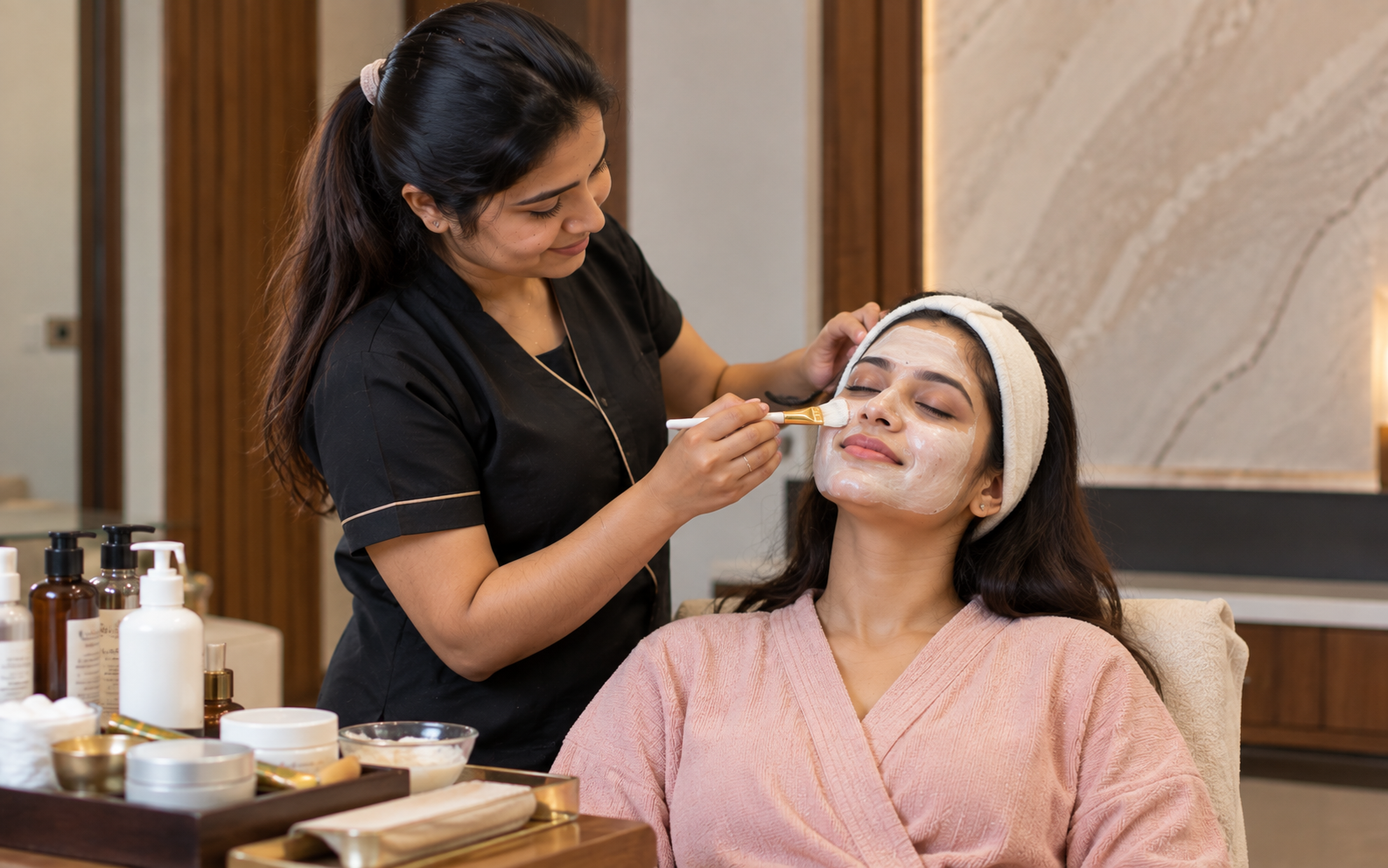 Skincare Treatment, Chemical Peel, and Manicure & Pedicure