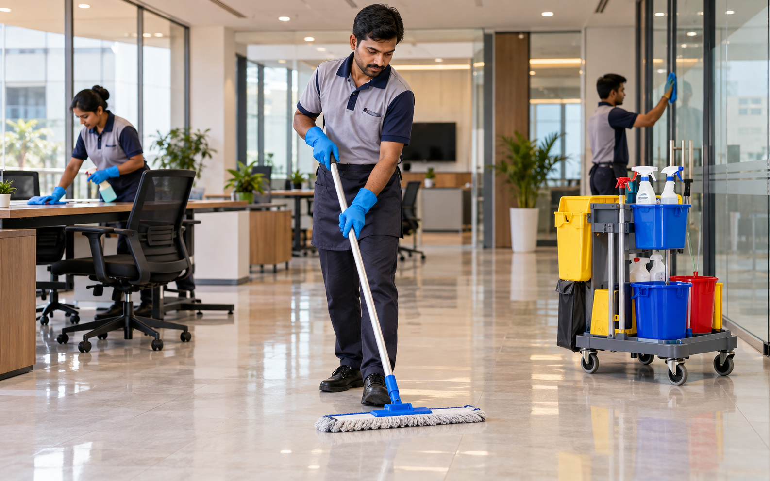 Office Cleaning, Commercial Cleaning, and Commercial Deep Cleaning