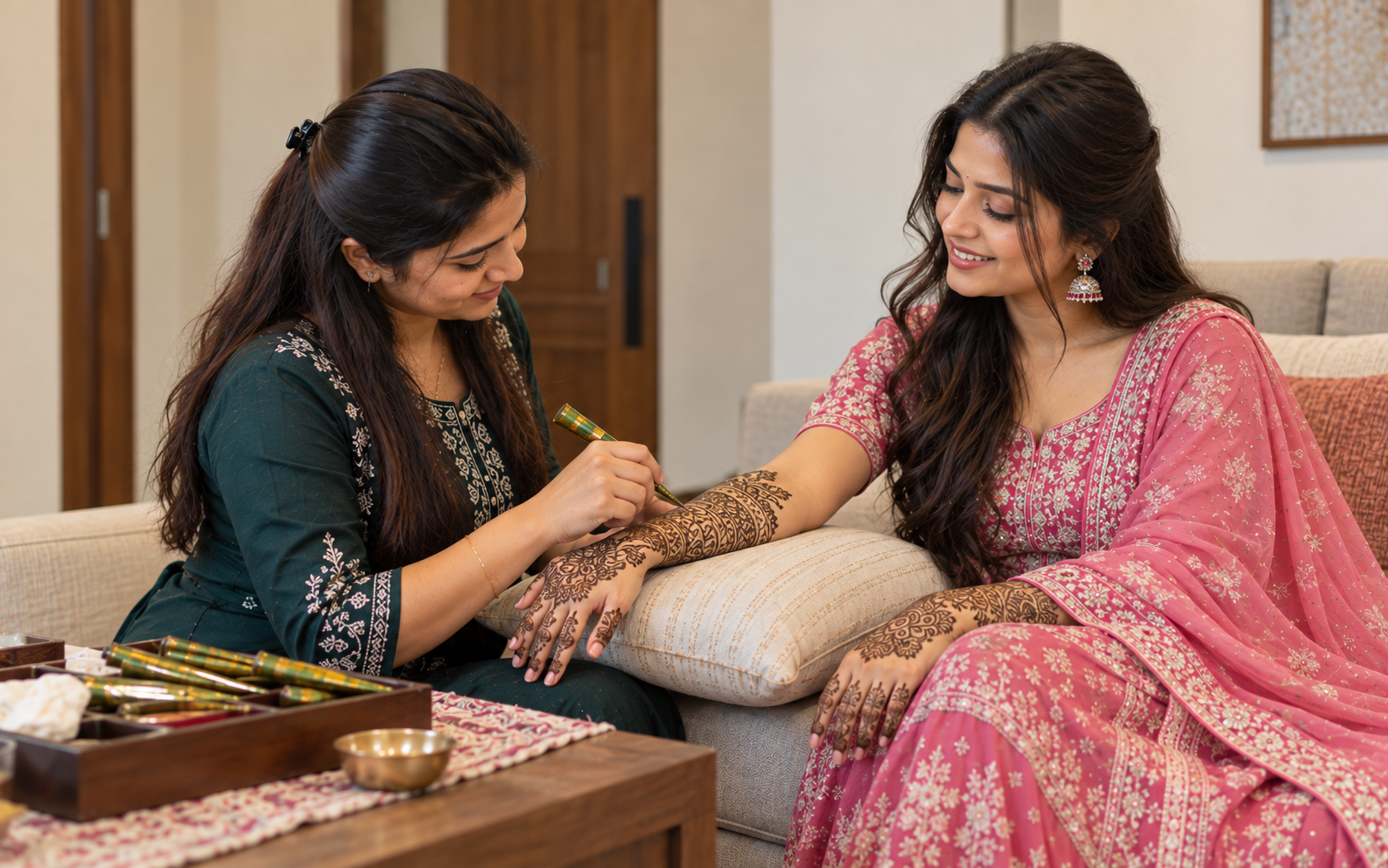 Mehendi Application and other focused options within mehendi services