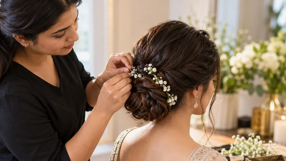 Bridal Hairstyling · Vanitha M.