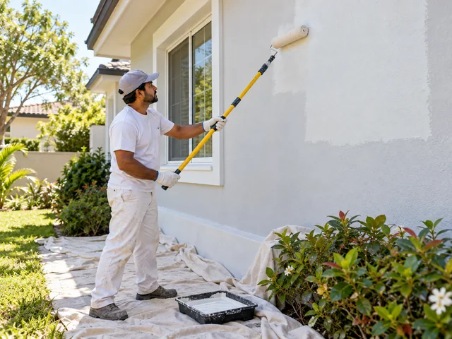 Illustrative exterior painting catalog photograph