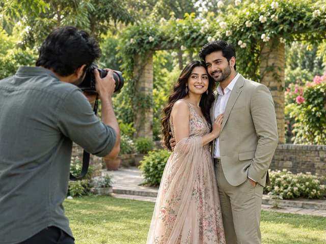 Illustrative engagement & pre-wedding shoot catalog photograph