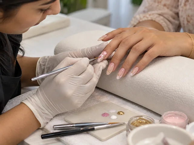 Illustrative nail art & extensions catalog photograph