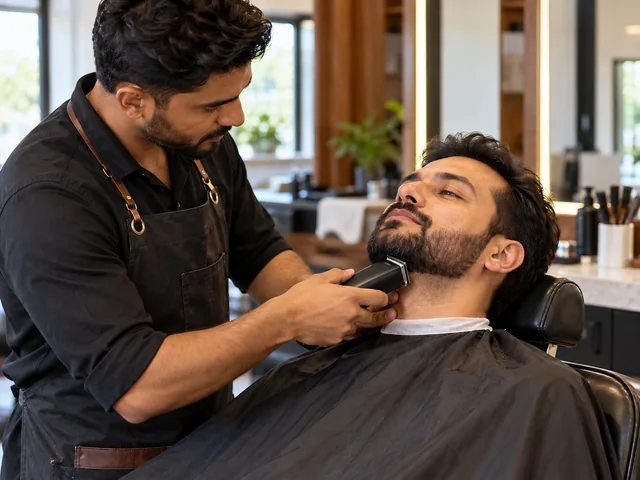 Illustrative men's grooming catalog photograph