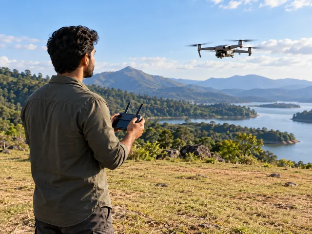 Illustrative drone photography & videography catalog photograph