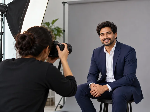 Illustrative professional headshots catalog photograph