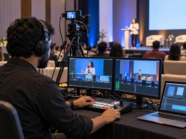 Illustrative event livestreaming catalog photograph