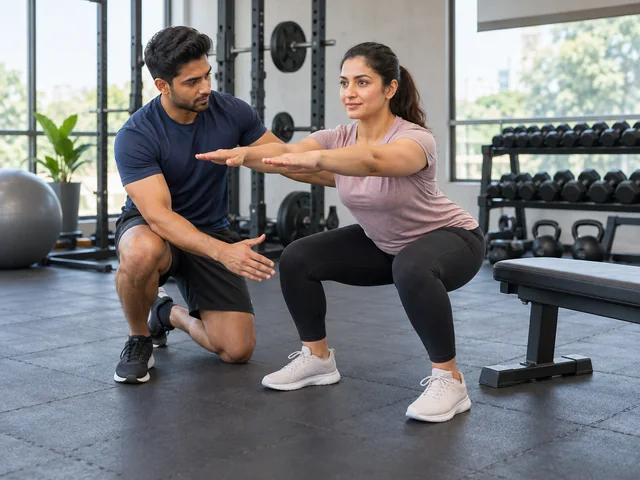Illustrative personal training catalog photograph
