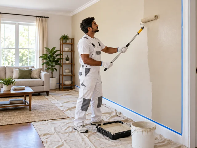 Illustrative interior painting catalog photograph