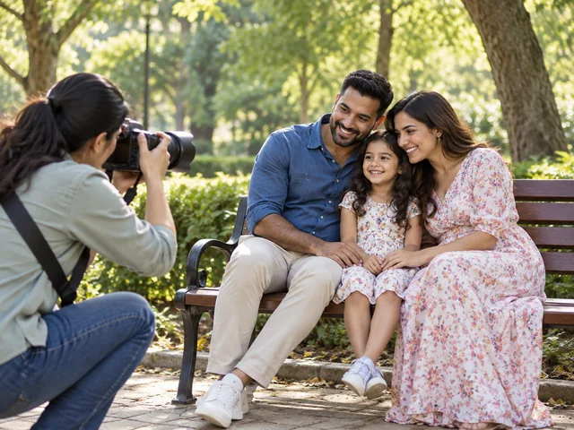 Illustrative family photography catalog photograph