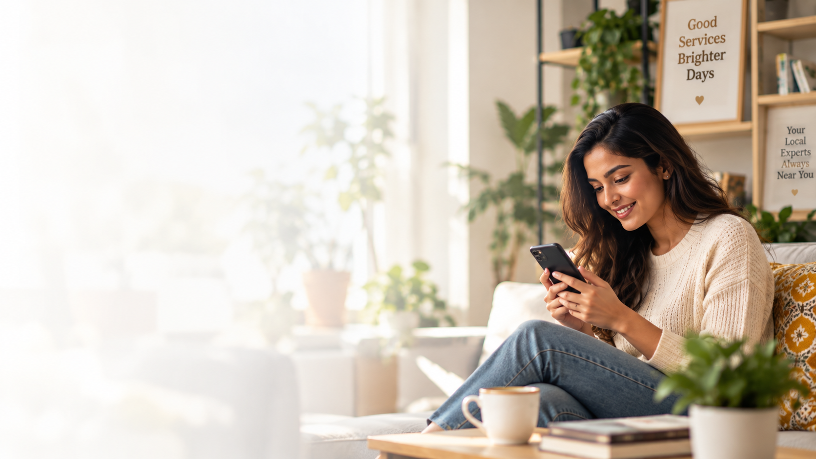 Create Account Home page